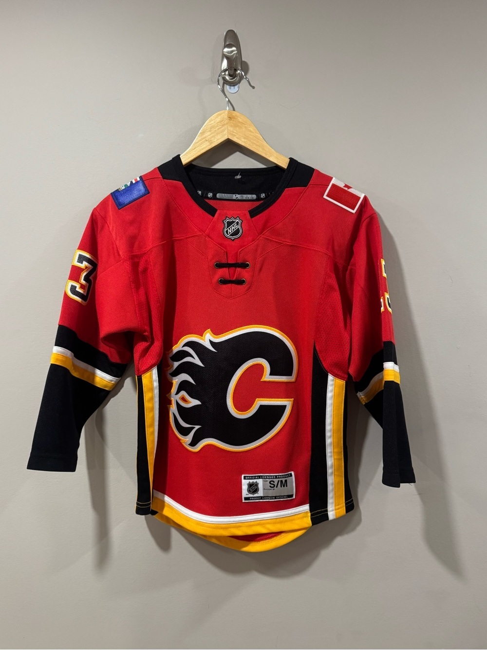 Johnny Gaudreau Calgary Flames NHL Hockey Jersey